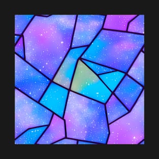 Window to the universe - Stained Glass Abstract Design T-Shirt