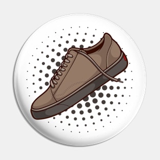 Light Brown Skate Sneaker Pin