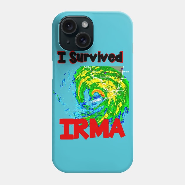 I SURVIVED Hurricane IRMA by Orikall Phone Case by Orikall
