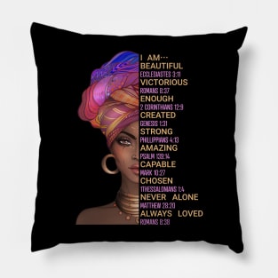 I am beautiful & loved Pillow