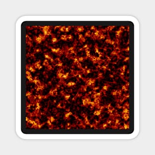 Fire Texture Background Magnet