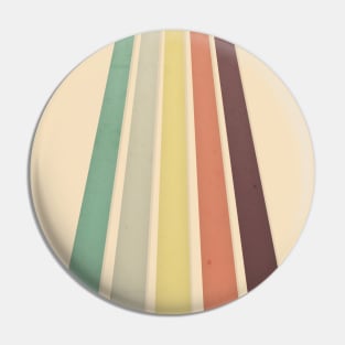 Retro Color Stripes Pin