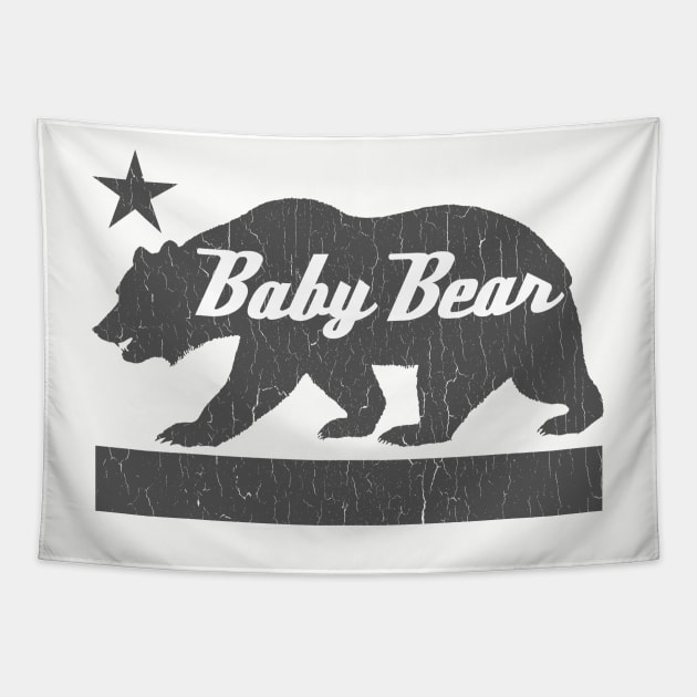 California Bear Family (BABY Bear) Tapestry by robotface