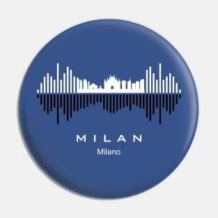 Milan City Soundwave Pin