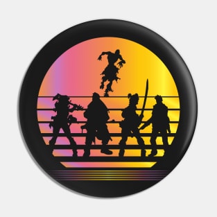 Zombicide Synthwave - Board Game Inspired Graphic - Tabletop Gaming  - BGG Pin