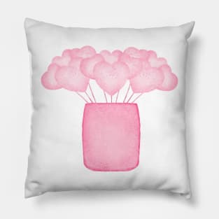 Vase Love Pillow