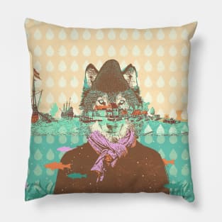 SEAFARING WOLF Pillow