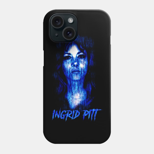 Scream Queen Ingrid Pitt Design Phone Case by HellwoodOutfitters