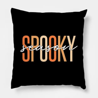 Spooky Season Halloween Fall Colors Pillow