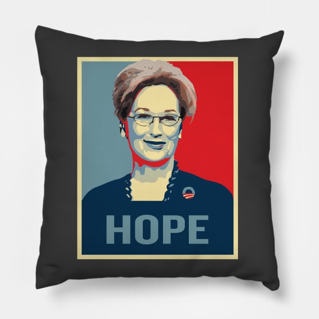 Streep 2020 Pillow by Zeindee