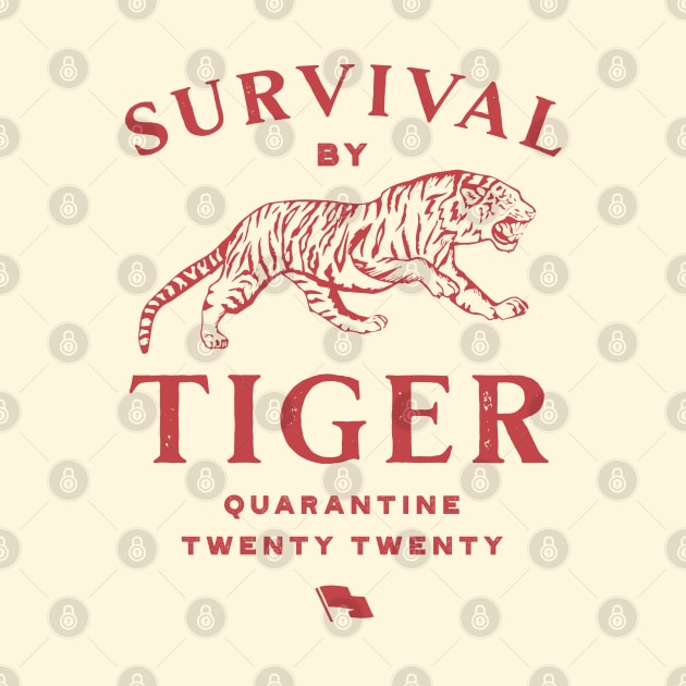 "Survival By Tiger" Tee by TGIM