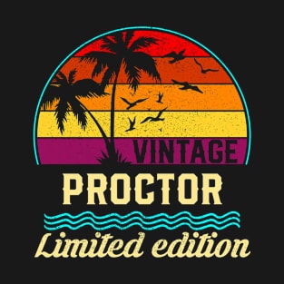 Vintage Proctor Limited Edition, Surname, Name, Second Name T-Shirt