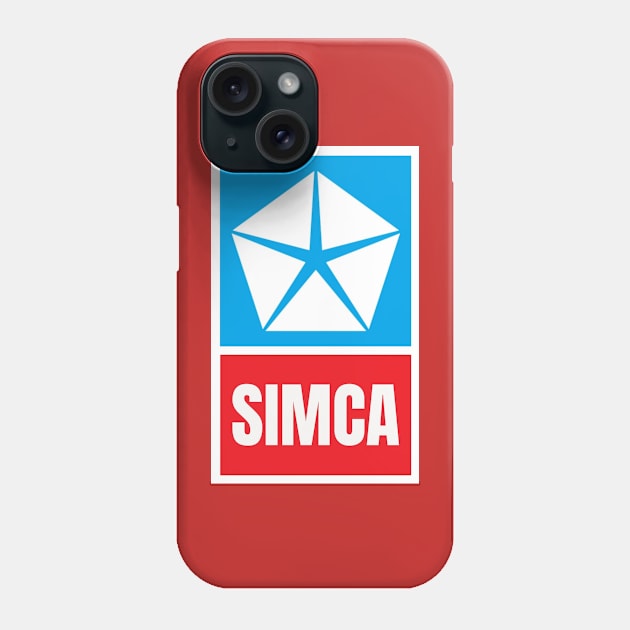 Geo3Doodles Simca Logo Phone Case by Geo3doodles