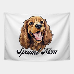 Cocker Spaniel Mom T-Shirt - Dog Lover Gift, Pet Parent Apparel Tapestry