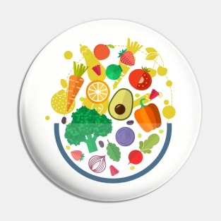 Healthy Life Pin