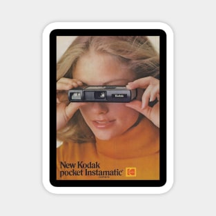 Kodak retro ad for the instamatic Magnet