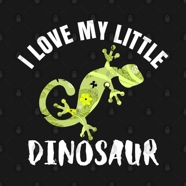 I Love My Little Dinosaur Lizard Reptile Gecko Iguana by BuddyandPrecious