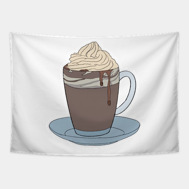 Hot Chocolate Tapestry by Lucca's Factory