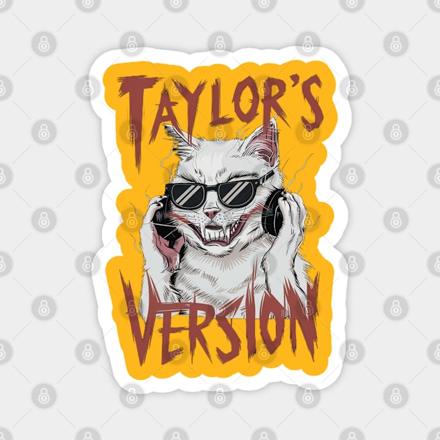 death metal taylors cat version Magnet by Aldrvnd