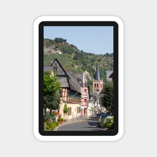 Old town, half-timbered house, Bacharach, Middle Rhine, Rhine, house, houses Magnet