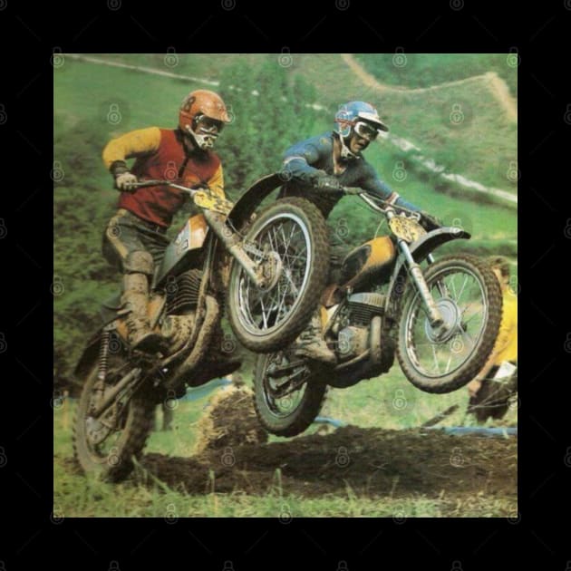 Vintage Motocross 2 by TommySniderArt