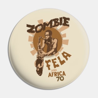 Fela Kuti's 'Zombie' Album Tribute: Psychedelic Afrobeat Illustration Pin