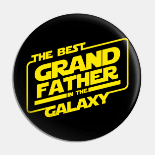 The Best Grandfather in the Galaxy Gift For Grandfathers Dads Granddads Pin
