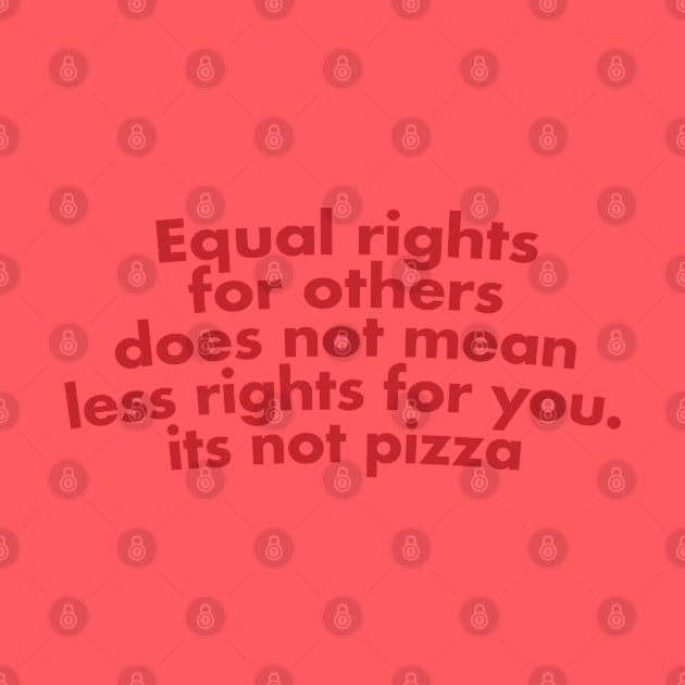 Human Rights not Pizza by yayo99