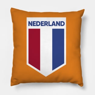 Netherlands Flag Emblem Pillow