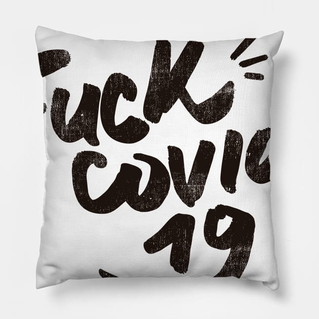 Corona virus Pillow by KLAUSS