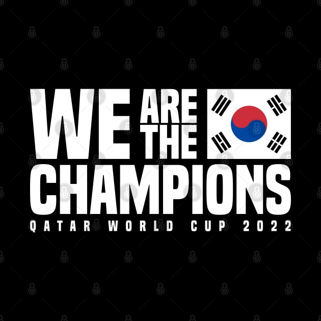 Qatar World Cup Champions 2022 - South Korea by Den Vector