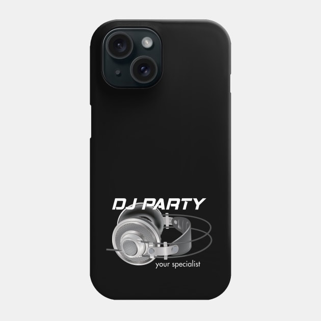 DJ Headphones, Party Specialist Phone Case by Muse