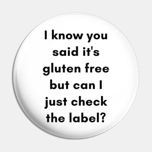 I know you said it's gluten free but can I just check the label? Pin