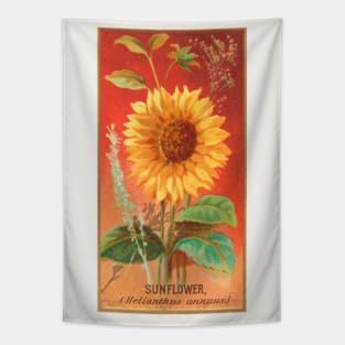 Sunflower (Helianthus annuus) Tapestry