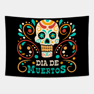 Dia de muertos - skull Tapestry