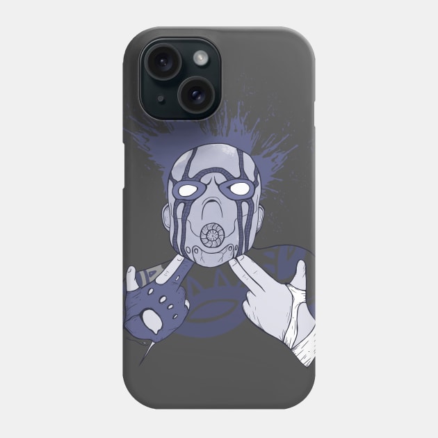 Blue Borderlands Psycho shooting Phone Case by Jess Adams