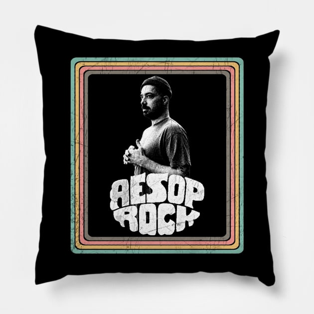 Ian Matthias Bavitz Retro Pillow by LEMESGAKPROVE