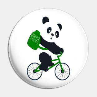 Lindo panda fixie  amigable con los animales Pin