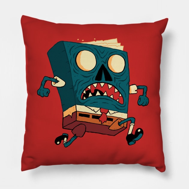 Spongebook Deadpants Pillow by DinoMike