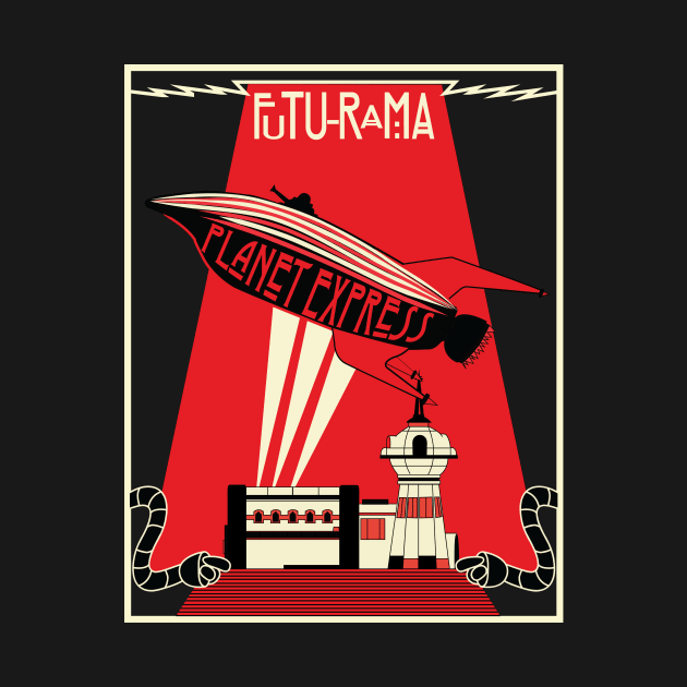 Futurama Mothership by Retro Meowster