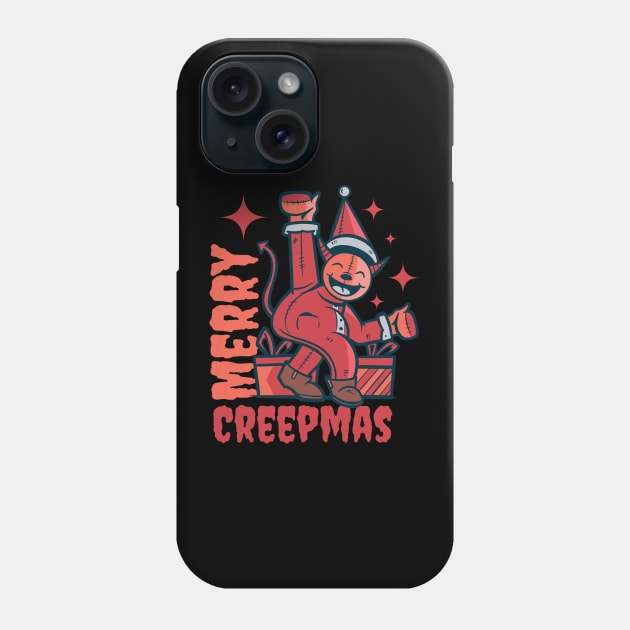 Merry Creepmas Phone Case by Safdesignx