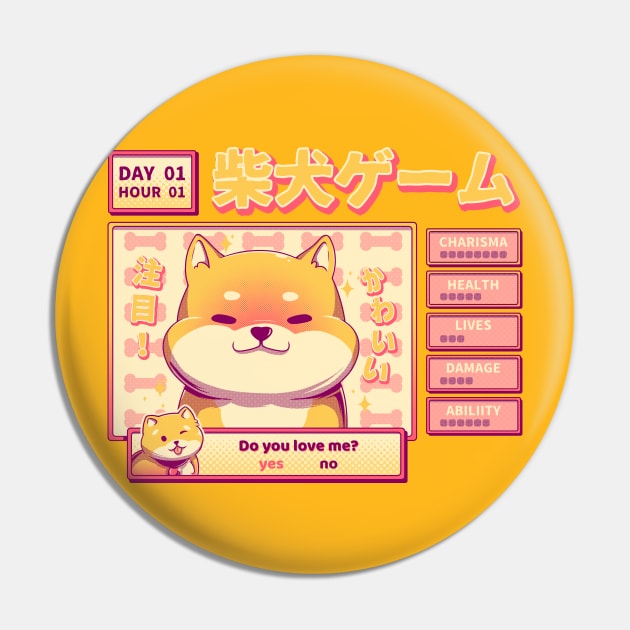 Shiba Novel Pin by Ilustrata