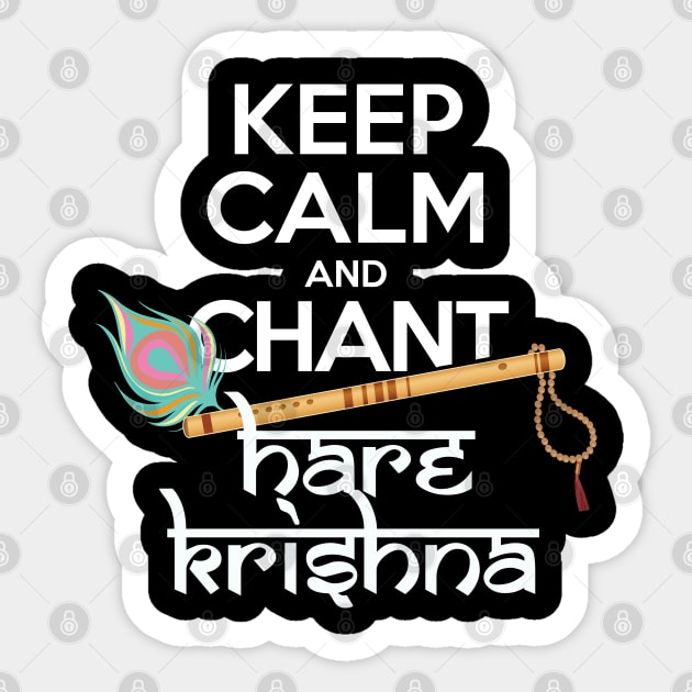 Keep Calm and Chant Hare Krishna Mantra Chanting Notebook