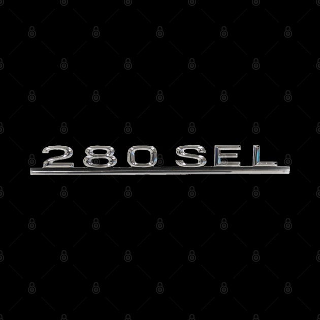 Mercedes Benz 280SEL Emblem Merchandise W108 W109 by PauHanaDesign