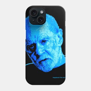 Black Tee - George Carlin Portrait Phone Case