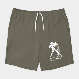 Astrological Zodiac Tee Shirts - Aquarius the Water-Bearer Shorts