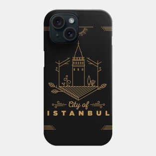 Istanbul City Monogram Phone Case