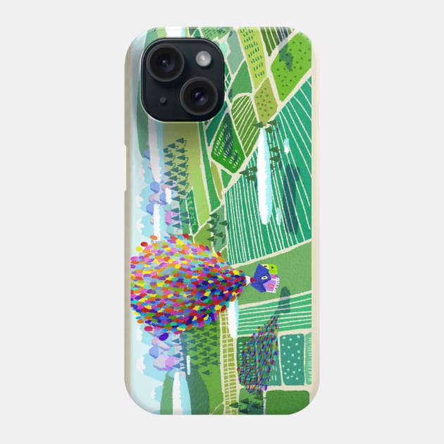 up Phone Case by Fatemeh.art