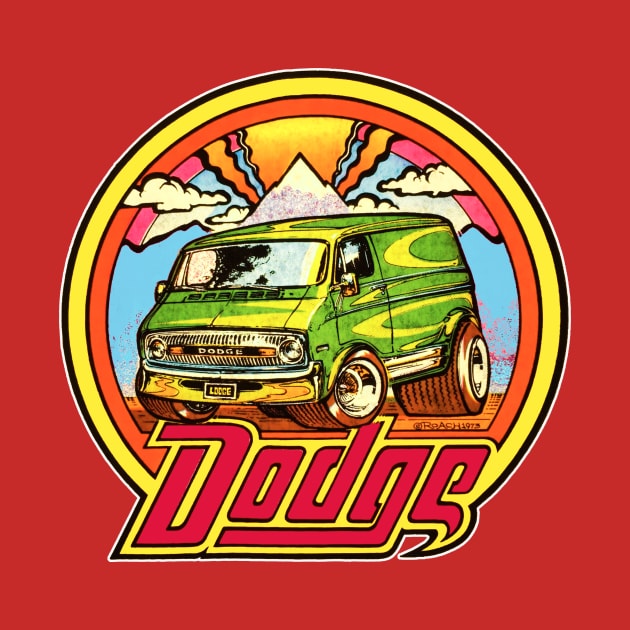 Early 70s Dodge Van by DCMiller01