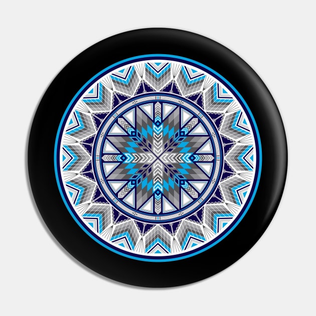 Sacred Places (Blue) Pin by melvinwareagle